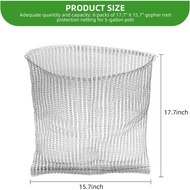 5 Gallon Root Guard Baskets, 6 PCS Mesh Stainless Steel Wire Baskets, Reusable Guard Baskets for Pla