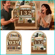 Books Read This Year Counter Valentines Day Gifts For Women Bookshelf Decors