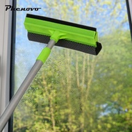 [Phenovo] Window Squeegee 2 in 1 Window Cleaner Washing Tool 50cm to 81cm Multiuse