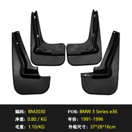 เหมาะสำหรับ 1991-96 BMW 3 กรม E36 อะไหล่รถยนต์ BMW 3 Series แผ่นกันโคลนสำหรับยางหน้าและยางหลัง -Driv