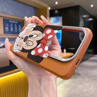 Compatiable with Redmi Note 13 Pro+ 6.67 inches Cute Mickey Minnie Case Lens Protective Cover