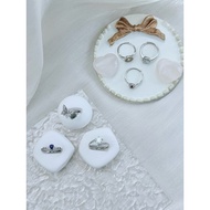 S925 Adjustable Gem Rings