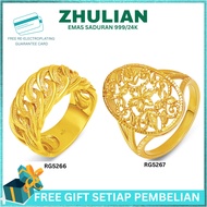 RG5266 RG5267 NEW COLLECTION  ZHULIAN ORIGINAL MURAH CINCIN LIPAN KAIT DUNHILL/ CINCIN KERAWANG DATI
