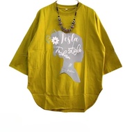 KATUN Aqeela Blouse BO, 24s Combed Cotton T-Shirt Material, Screen Printing Application, LD 90-130 c