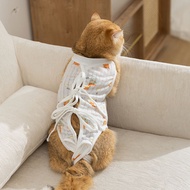 Breathable Cat Sterilization Clothing Air Female Cat Weaning Clothing Postoperative Anti-Licking Pro