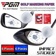 PGM New Golf Club Marks Paper Wood 6 Stickers + Iron 6 Stickers Get the hitting point and ball hitti