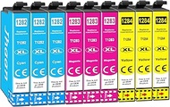 128XL Printer Cartridges Compatible with Epson T1281 T1282 T1283 T1284 for Epson Stylus BX305FW S22 