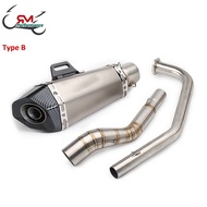 Slip-on Exhaust For Yamaha R15 V2 R15 V3 Motorcycle Exhaust Full System With Muffler DB Killer Heade