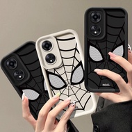 Fashion Case For OPPO A60 4G A 60 Casing Spiderman Anime Pattern Soft Silicone Phone Protective Cove