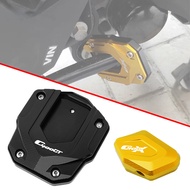 Side Stand Shoes Flat Foot CNC Modified Extension Kickstand Pad For BMW C400X C400GT C400 GT X Acces