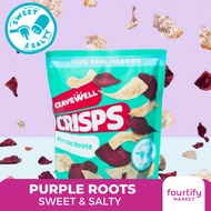 Cravewell Purple Root Veggie Crisps Sweet &amp; Salty 40g (Gluten Free, No Cholesterol, Healthy Snack)