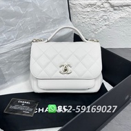 全新閒置✨全港最平 ‼支持面交陪驗 ‼🌈Chanel Small Business Affinity Flap Bag AP2914 White 白色💖可單肩 可手提👏現貨 #包包 #hand bag
