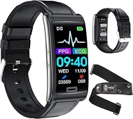 Smart Watch ECG+PPG For Women Men,1.47" Smartwatch Fitness Tracker,IP68 Waterproof Sport Digital Watches,Blood Pressure/blood Sugar/heart Rate Monitor,Sleep Tracker (Color : Black1)