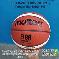 [PREMIUM ORIGINAL] Molten BG5000 BasketBall Ball size 7 PU BG 5000