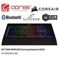 CORSAIR K57 RGB WIRELESS / WIRED 2.4GHZ/BLUETOOTH GAMING KEYBOARD 6 DEDICATED MACRO KEYS ICUE CH-925