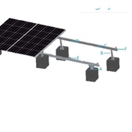 Mounting Solar PV/Solar Module/Solar Panel - Front Leg