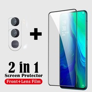 For Vivo Y21D Screen Tempered Glass Full Protector Film + Vivo Y21D Cover Lens Camera Glass Protecto