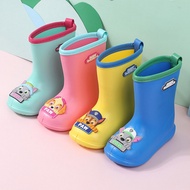 Anime PAW Patrol Rainshoes 1-8 Year Old Children's Waterproof Shoes Boys and Girls Preschool Anti Slip Soft Sole Water Wash Holiday Birthday Gift