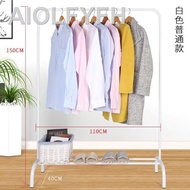 【new】∈❇Single / Double Clothes Rack Room Organizer Hanger Drying Rack Rak Baju Besi Penyidai Pakaian Ampaian Rak Pakaian