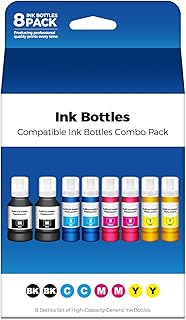 Compatible for EPT502 Ink Refill Bottles ET-2850ET-3850 ET-4850 ET-3760 Ink Refill for ET2850 ET 376