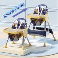 Foldable portable baby chair/baby dining chair multifunctional foldable baby safety high chair baby feeding dining table and chairs