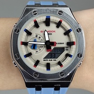 G Shock Custom GA2100 TMJ Custom AP Blue White G shock AP GA2100 AP G shock steel High Quality Waterproof watch