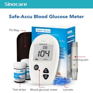 🔥พร้อมส่ง🔥 เครื่องวัดน้ำตาลในเลือด Sinocare Safe Accu ที่วัดน้ำตาลในเลือด เครื่องตรวจวัดน้ำตาล แผ่นต