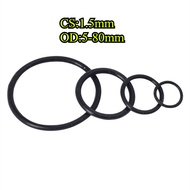 [ST] NBR Rubber O-Ring (Outer Diameter 5-80mm * Wire Diameter 1.5mm)