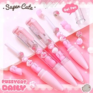 Aesthetic Stationery Items Back To School Writing Pens Cat Claw Gel Pens Elegant Pens Kawaii Station