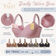 TALLY BRA BH 7900 I SEAMLESS ANTI-TRACE BRA I SIZE 34 - 40 I WIRED I CUP C/D I THIN FOAM I HOOK 3