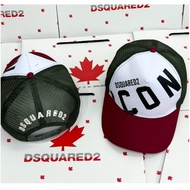 DSQUARED2 Men's and Women's Fashion Button Mesh Cap, Dsquared2 Mesh Hat with MU234 color combination