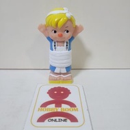 日清 出前一丁 清仔 Sofubi 搪膠 儲金箱 日本 NISSIN 日清食品 清仔 膠公仔 錢箱 Piggy Bank 錢罌 figure 昭和年代 當時物 企業吉祥物