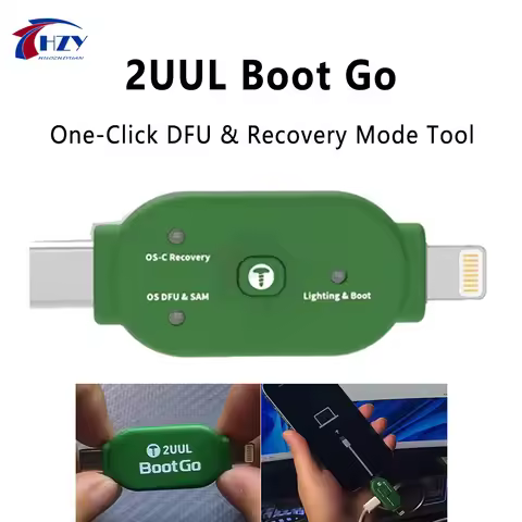 2UUL BootGo TG01 One Click Enter DFU Recovery Mode Adapter For iPhone iPad One-Click DFU Flashing Re