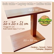 SangKayu Minimalist Sofa Table Laptop Table Side Table Coffee Table Sofa Table 2