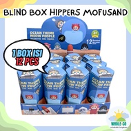 (1 Box Contains 12 Pcs) Hippers Mofusand Premium Mini Figures Sea Cat Mystery Handphone Cute Unique 