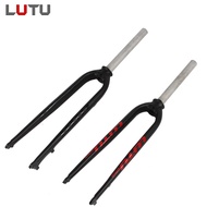 Lutu ultralight aluminum alloy mtb rigid bike fork26 / 27.5 / 29 rigid fork racing bike disc brake rigid fork