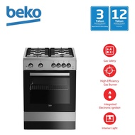 BEKO FSGT62111GXL KOMPOR GAS FREESTANDING DAN OVEN TANAM - SURABAYA