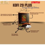 Kofi 29 Plus contains 10 original herbal coffee sachets to increase stamina and strength from fitrah