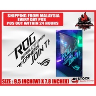 [M STICKERS] ROG STRIX REPUBLIC OF GAMER DECAL STICKER ASUS ACER DELL ALIENWARE GAMING LAPTOP CPU DE