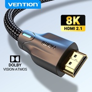 Vention HDMI Cable 2.1 8K 3D 1080P HDMI Adapter for HDTV LCD Projector