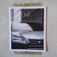 Poster brochure catalog booklet Lexus NX 200 NX200 T Luxury NX 200 NX200 TF Sport 2015