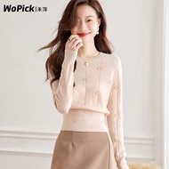 Heping Women's High-Waist Short Sweater - Stylish Fall/Winter 2023