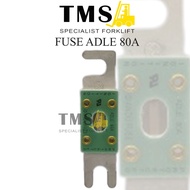 Fuse 80A Adle Ando Glass Copper Laminated Forklift Fuse 32V - 125V