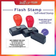 Flash Stamp - Auto ink rubber stamp (Cop Petak) Cop company / Cop nama / Cop jururawat