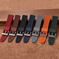 HAISCH FKM Rubber Watch Strap 18mm 20mm 22mm 24mm Bullet Shape Quick Release Watch Bands Diving Wate