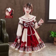 Dress New Style Lolita Girls cod Western Style 2025fashion Style Skirt Princess Fashion Winter Cloth