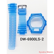 silicone strap Aksesori ☈▧CASIO G-SHOCK BAND AND BEZEL DW6900 DW6600 100% ORIGINAL