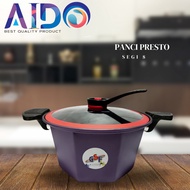 3.5l Non-Stick Teflon Pressure Cooker / Newest 8-sided Pressure Cooker / Totipotent 3.5L Pressure Co