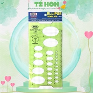 Ellipse Win E-606 Ruler, Made from durable, flexible plastic