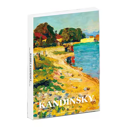30 Sheets/Box Wassily Kandinsky Vintage Postcard Oil Painting Greeting Card Art Style Message Wish C